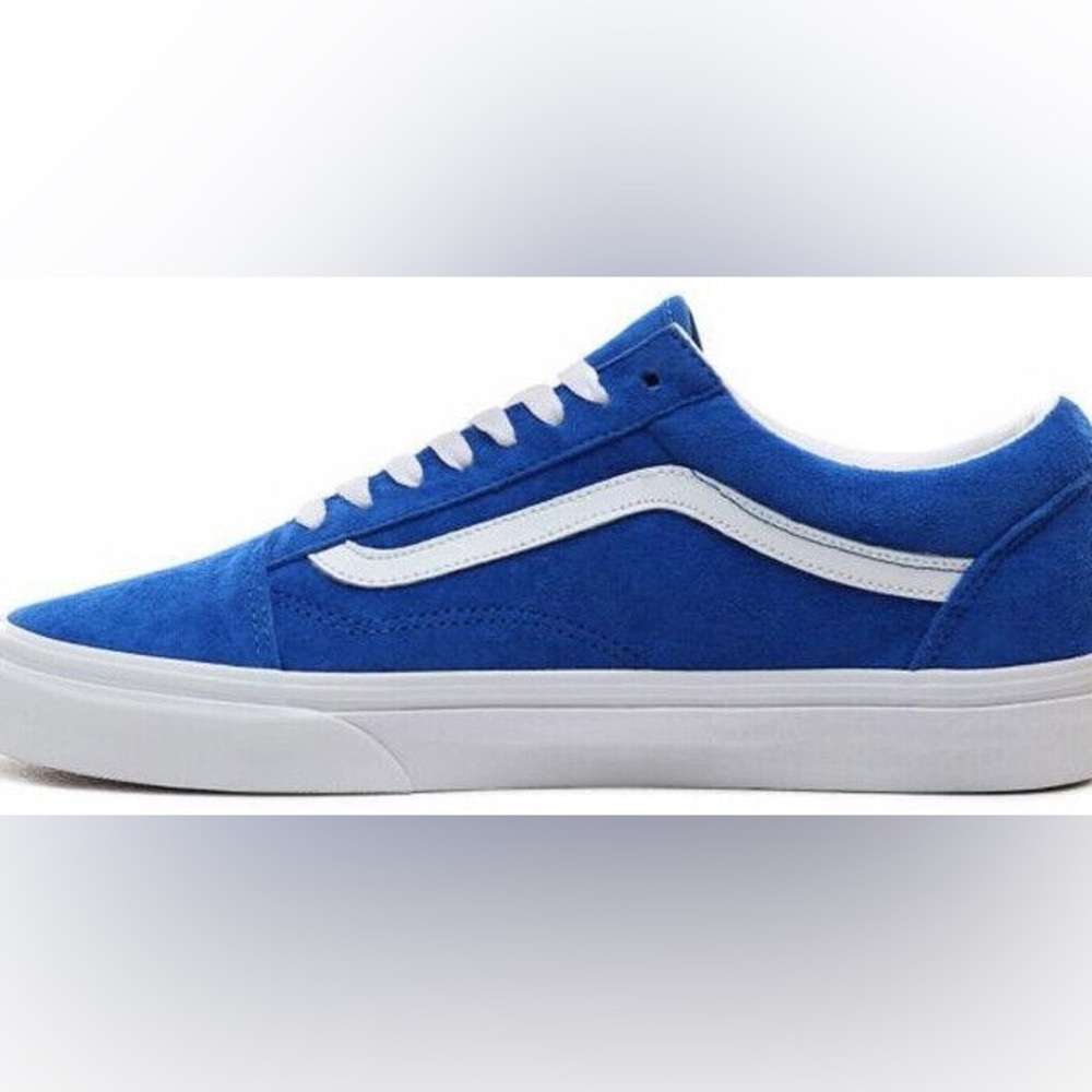 Vans Old Skool Suede Royal Blue and White Sneakers
